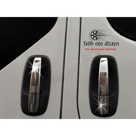 Renault Traffic İçin 2001 2014 4 Kapı Krom Kapı Kolu