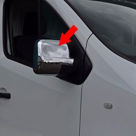 Renault Trafic 2015 Sonrası 2 Parça Abs Krom Ayna Kapağı