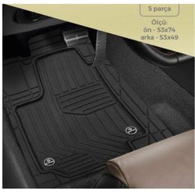 Renault Twingo 1995-2005 Havuzlu Kauçuk Paspas Takımı