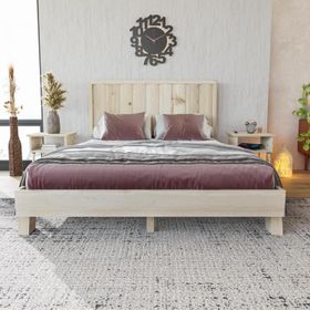 Renazzo Mobilya Hüma Model Vernikli Çam Ahşap Dikey 90x190 cm Karyola