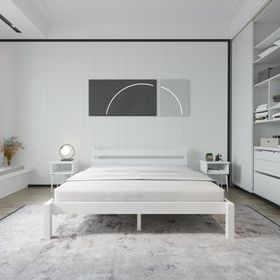Renazzo Mobilya Letto Model Beyaz 150x200 cm Çam Ahşap Karyola