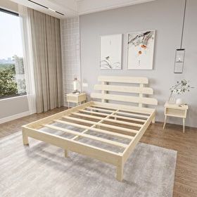 Renazzo Mobilya Lotus X Model Vernikli Çam 90x190 cm Ahşap Karyola