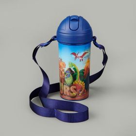 Renga Cosmo 415 ml Dinozor Figürlü 3D Renkli Matara