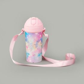 Renga Cosmo 415 ml Renkli Kız Figürlü 3D Matara