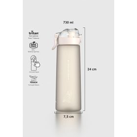Renga Saga 912136 Bej 730 ml Tritan Matara