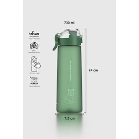 Renga Saga 912136 Yeşil 730 ml Tritan Matara