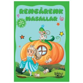 Rengarenk Masallar - Çam Yeşili Kitap - Ayşe Hüna
