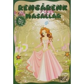 Rengarenk Masallar - Çam Yeşili Kitap - Ayşe Hüna