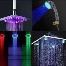 Renk Değiştiren Led Işıklı Duş Başlığı