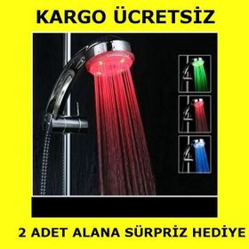 Renk Değiştiren Led Işıklı Duş Başlığı