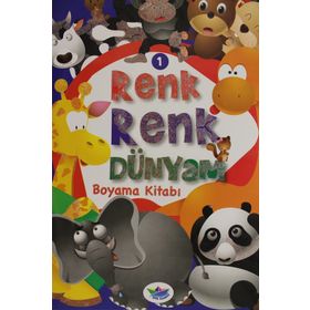 Renk Renk Dünyam Boyama Kitabı 5 Kitap - kollektif