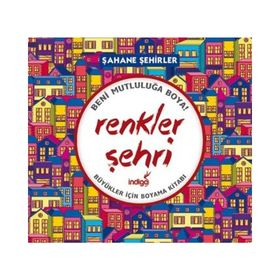 Renkler Şehri Mandala Büyükler İçin Boyama Kitabı-Anonim Yayıncılık