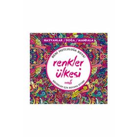 Renkler Ülkesi Hayvanlar - Doğa - Mandala - İndigo Komisyon