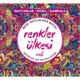 Renkler Ülkesi Hayvanlar - Doğa - Mandala - İndigo Komisyon
