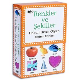 RENKLER VE ŞEKİLLER DOKUN HISSET ÖĞREN RESIMLI KARTLAR - KOLEKTIF