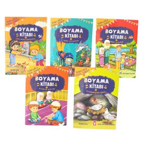 Renklerle Güzel Dinim Boyama Kitabı Set Timaş Çocuk
