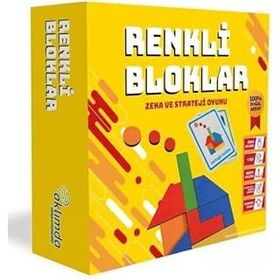 Renkli Bloklar Ahşap Akılda Zeka Oyunları
