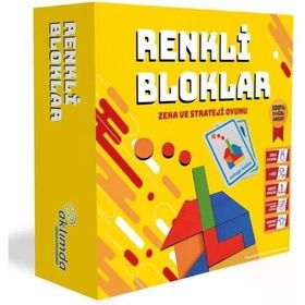 Renkli Bloklar Ahşap Akılda Zeka Oyunları