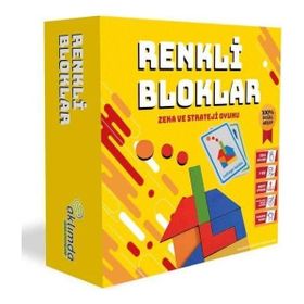 Renkli Bloklar Ahşap Akılda Zeka Oyunları