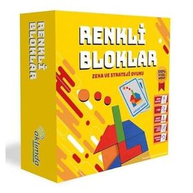 Renkli Bloklar Ahşap Akılda Zeka Oyunları