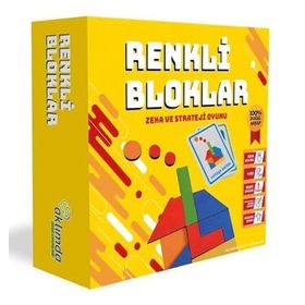 Renkli Bloklar Ahşap Akılda Zeka Oyunları