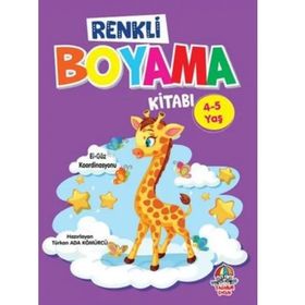 Renkli Boyama Kitabı 4-5 Yaş - Yağmur Çocuk