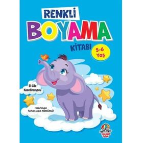 Renkli Boyama Kitabı 5-6 Yaş - Yağmur Çocuk