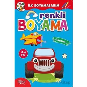 Renkli Boyama Taşıtlar Boyama Zamanı