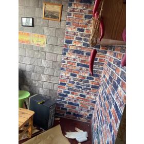 Renkli Duvarlar NW61 Kırmızı Mavi Duvar Kağıdı