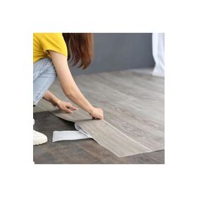Renkli Duvarlar NWYP02 Açık Gri Yapışkanlı Ahşap Pvc Yer Döşeme Parkesi