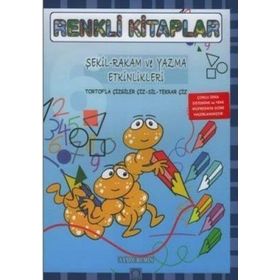 RENKLI KITAPLAR ŞEKIL RAKAM VE YAZMA ETKINLIKLERI - GENEL