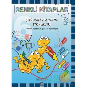 RENKLI KITAPLAR ŞEKIL RAKAM VE YAZMA ETKINLIKLERI - GENEL