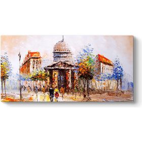 Renkli Şehir Sokakları Tablosu