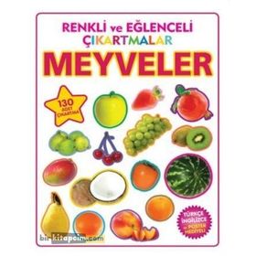 Renkli ve Eğlenceli Çıkartmalar - Meyveler - Kolektif
