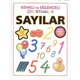 Renkli ve Eğlenceli Çıkartmalar - Sayılar - Kolektif