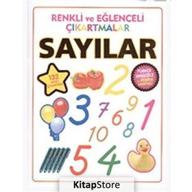 Renkli ve Eğlenceli Çıkartmalar - Sayılar - Kolektif