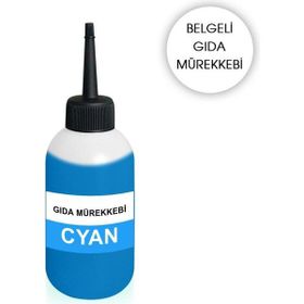Renksan Canon/HP Uyumlu 100 ml Muadil Mavi Gıda Mürekkep