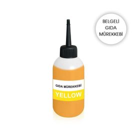 Renksan Canon/HP Uyumlu 100 ml Muadil Sarı Gıda Mürekkep