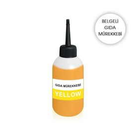 Renksan Canon/HP Uyumlu 100 ml Muadil Sarı Gıda Mürekkep