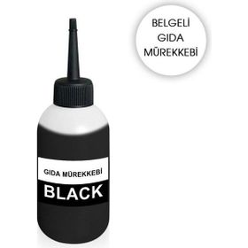 Renksan Canon/HP Uyumlu 100 ml Muadil Siyah Gıda Mürekkep