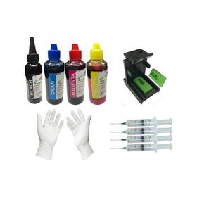 Renksan Kartuş HP 21-22 Uyumlu 4 Renkli Kartuş Dolum Mürekkep Seti