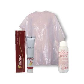 Renna 5.4 Açık Kahve Bakır 60 ml Tüp Saç Boyası + Oksidan
