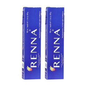 Renna 6-1 Küllü Koyu Kumral 2x60 ml Tüp Saç Boyası + Oksidan