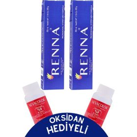 Renna 8-73 Açık Karamel 2x60 ml Tüp Saç Boyası + Oksidan