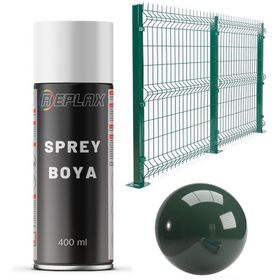 Replax Koyu Yeşil 400 ml Bahçe Çit Sprey Boyası