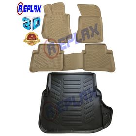 Replax Mercedes E Serisi W211 Bej 2002-2009 Arası 3D Paspas ve Bagaj Havuzu