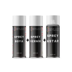Replax Opel 40R Olimpik Beyaz Vernik Astar ve Sprey Boya