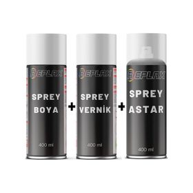 Replax Opel 40R Olimpik Beyaz Vernik Astar ve Sprey Boya