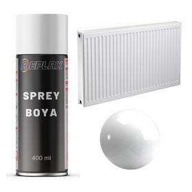 Replax Radyatör Kalorifer Petek 400 ml Beyaz Sprey Boyası