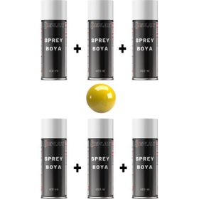 Replax Ral 1003 Sinyal Sarı Taksi Sarısı 6x400 ml Sprey Boya
